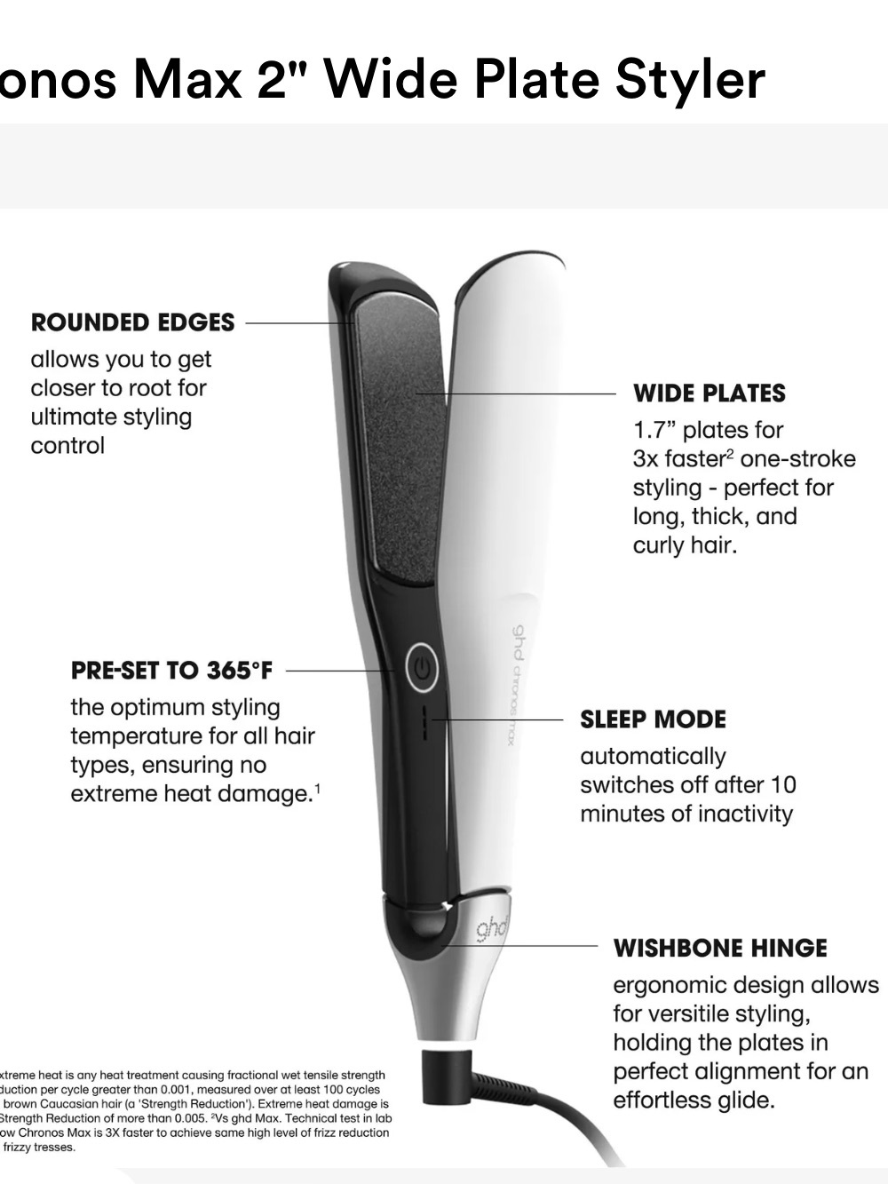 ghd chronos Max 2” wide plate styler - Picture 4 of 5
